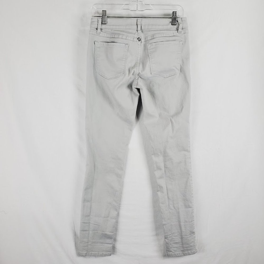Prana Kara Jeans Size 4 27 Agave Light Gray Organic Cotton Blend - Picture 4 of 5